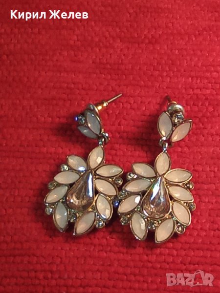 КРАСИВИ ФЛОРАЛНИ ПОЗЛАТЕНИ ФЕШЪН АРТ КРИСТАЛНИ АРТ ОБЕЦИ 24764, снимка 1