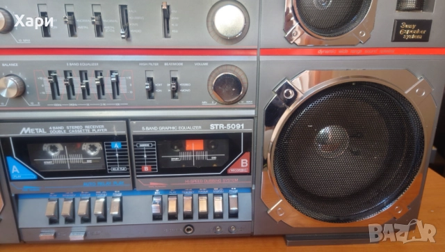 Радиокасетофон ICS STR-5091, снимка 4 - Радиокасетофони, транзистори - 52372382