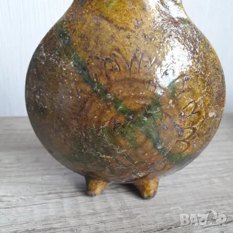 Стара керамична пинта,павурче, снимка 4 - Антикварни и старинни предмети - 49594756