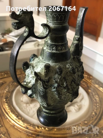 Китайски бронзов чайник, снимка 11 - Колекции - 51020683