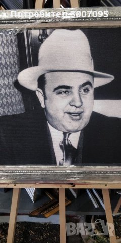 Продавам картина "Ал Капоне", снимка 2 - Картини - 32472141