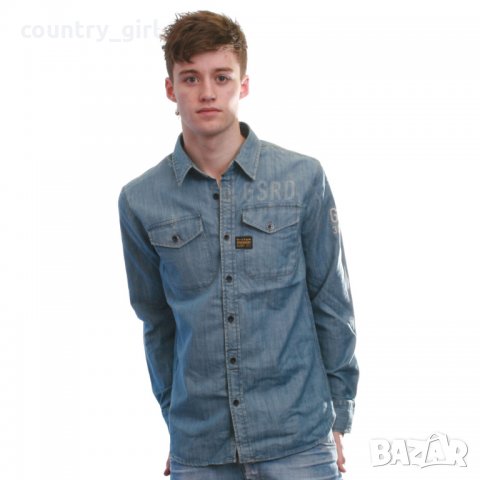 g-star usn rhine shirt - страхотна мъжка риза