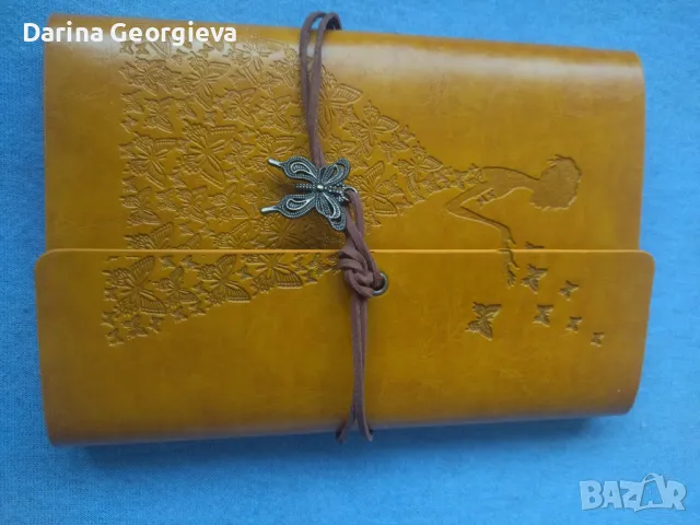 Тефтер естествена кожа , снимка 3 - Калъфи, кейсове - 48832150