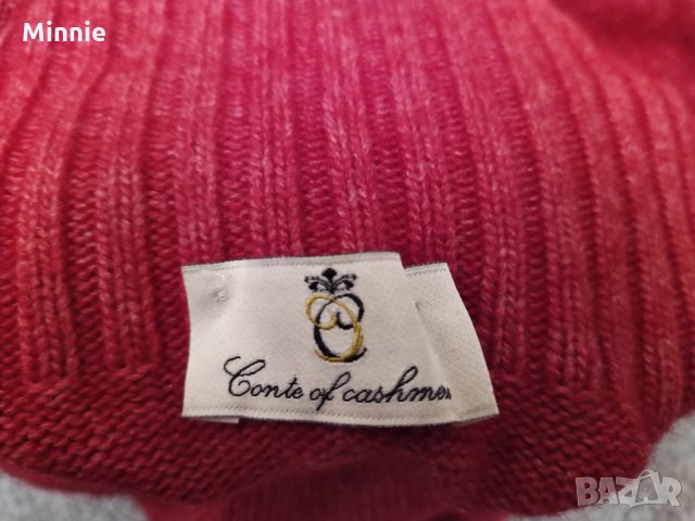 Conte of Cashmere кашмирен пуловер, снимка 3 - Блузи с дълъг ръкав и пуловери - 28026375