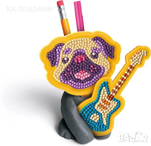 Творчески комплект Clementoni Idea - Диамантена мозайка и глина 18716, снимка 3 - Игри и пъзели - 48875837