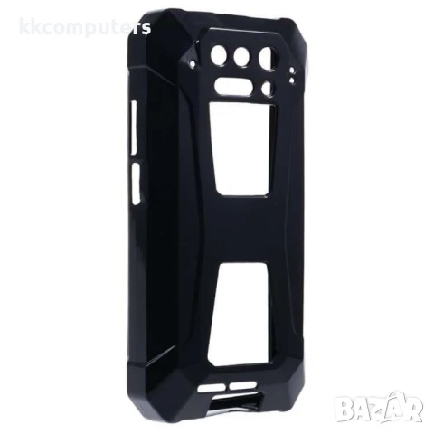 Гъвкав TPU Калъф + Скрийн Протектор за Unihertz Tank 2 Pro – Прозрачен / Черен, снимка 2 - Калъфи, кейсове - 50657134