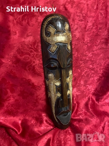 Маска от дърворезба , снимка 2 - Пана - 51699093