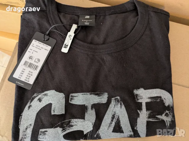 Нова дамска тениска G Star Graphic STM slim Tshirt оригинал, снимка 3 - Тениски - 49979485
