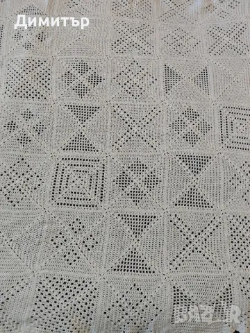 Неупотребявана плетена покривка , снимка 4 - Декорация за дома - 49695121