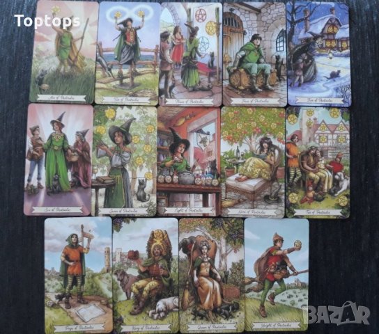 Таро карти: Witches Tarot & Silver Witchcraft Tarot & Everyday Witch Tarot, снимка 8 - Карти за игра - 33679329