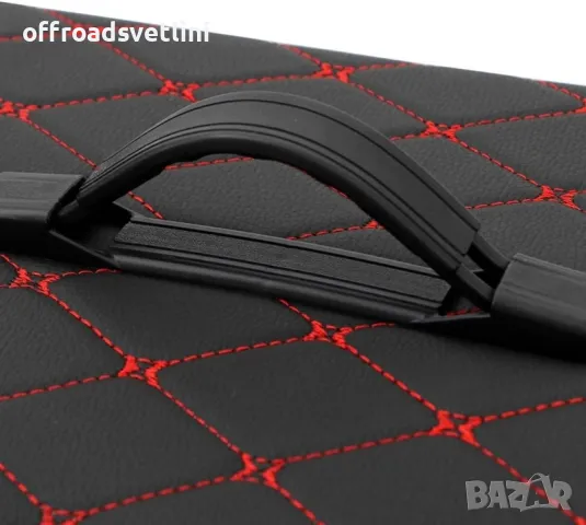 Черно с червено органайзер за багажник кутия за съхранение 55x30x30 см, снимка 5 - Аксесоари и консумативи - 50156243