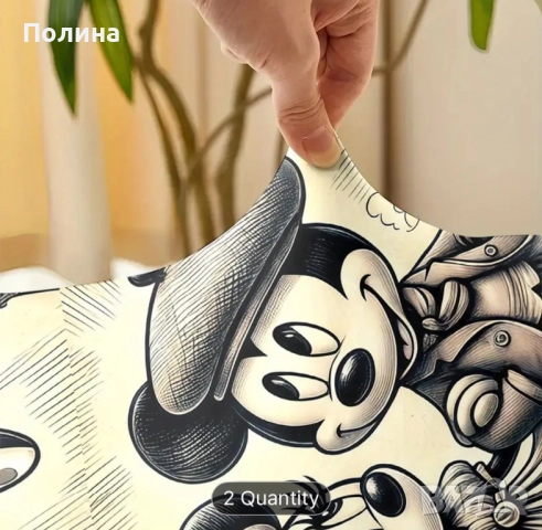 НОВИ Калъфи за столове 2 бр. Disney Mickey Mouse, снимка 3 - Столове - 51482655
