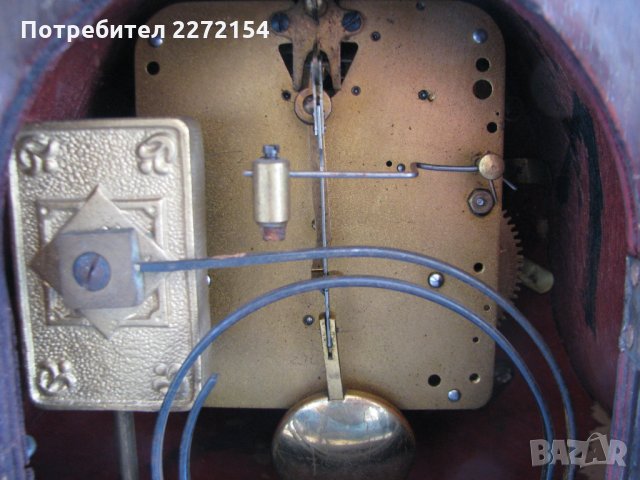 Немски каминен часовник HAC WURTTEMBERG, снимка 5 - Антикварни и старинни предмети - 28466299