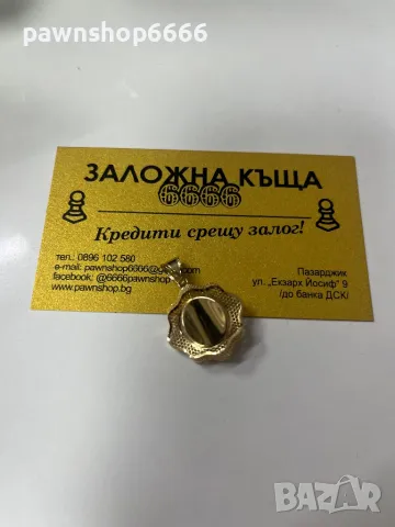 Златна висулка 14 карата , снимка 6 - Колиета, медальони, синджири - 48188997