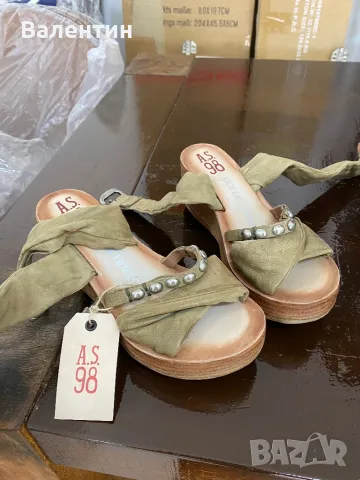 Дамски сандали от ест.кожа A.S. 98, снимка 6 - Сандали - 49931623