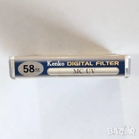 Kenko MC UV filter - Ултравиолетов предпазен филтър за обективи на 58 мм. - Японски, снимка 3 - Обективи и филтри - 52200592
