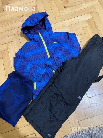 Trespass TP50 Екип за ски , яке, панталон и блуза за 5-6 год , 110-118 см