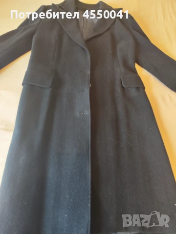 Дамско палто черен цвят, снимка 2 - Палта, манта - 51214274