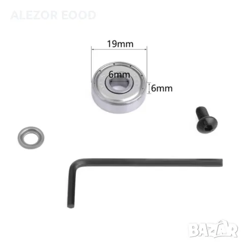 Фрезер за заобляне с долен лагер 8x22x8 R1mm, Захват 8mm, 4030, снимка 6 - Друго търговско оборудване - 47360502