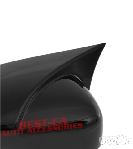 Капаци за огледала със щипки черен пиано лак Batman Style подходящи за Volkswagen Passat B7, CC, снимка 4 - Аксесоари и консумативи - 53017268