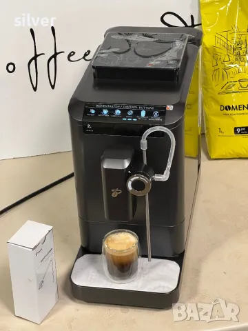 Кафемашина кафе автомат Tchibo cappuccino с гаранция, снимка 4 - Кафемашини - 50294695