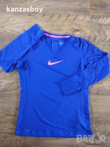 Nike - страхотна дамска блуза КАТО НОВА, снимка 6 - Блузи с дълъг ръкав и пуловери - 32698582