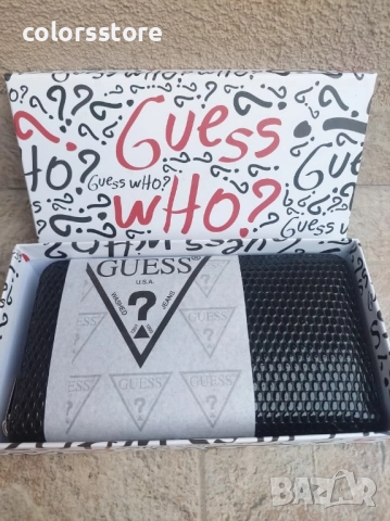 Черно портмоне Guess/SG52p, снимка 4 - Портфейли, портмонета - 51739841