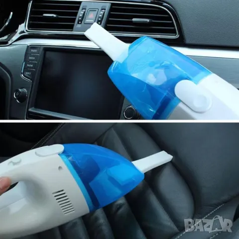 Преносима мини автомобилна прахосмукачка за сухо и мокро почистване , снимка 2 - Прахосмукачки - 50379838