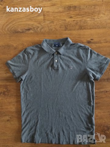 gant polo shirt - страхотна мъжка тениска Л размер , снимка 5 - Тениски - 40486486