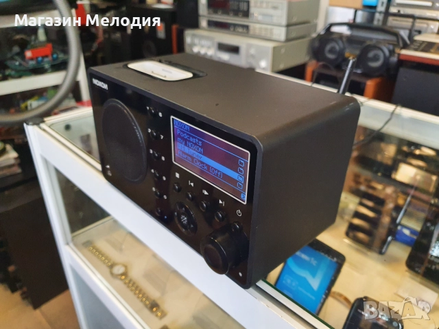 Интернет радио Terratec Noxou iRadio for iPod Без дистанционно. В отлично техническо и визуално съст, снимка 6 - Радиокасетофони, транзистори - 48205449