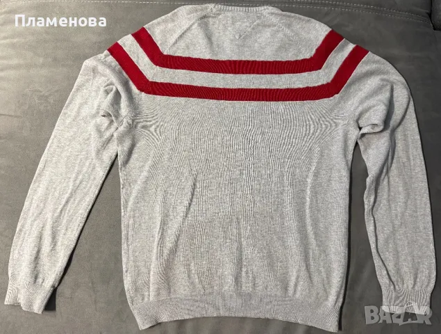 Мъжки пуловер Hilfiger - L, снимка 2 - Пуловери - 49118851