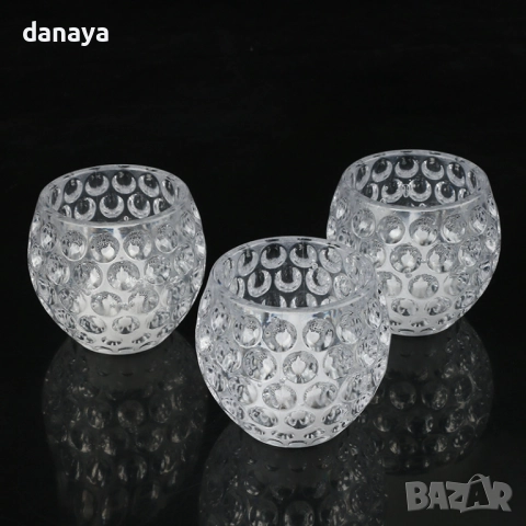 6227 Електронна LED свещ в чаша, декоративна светеща коледна украса и декор, снимка 6 - Декорация за дома - 52047972