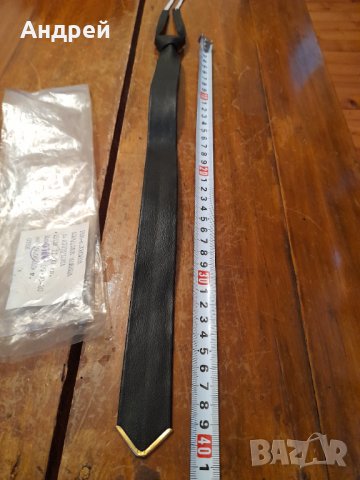Стара младежка кожена вратовръзка #2, снимка 3 - Други ценни предмети - 43314053