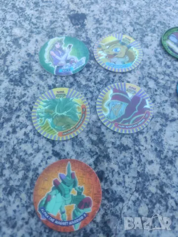 Продавам тазота tazos mister pops и Yu GI OH, снимка 2 - Колекции - 47524519