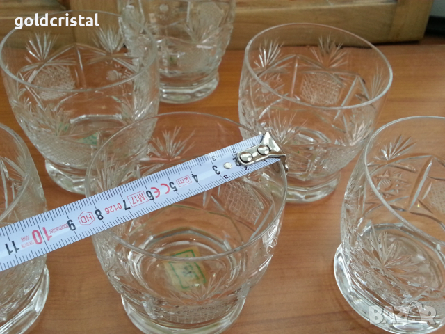 Кристални чаши , снимка 4 - Антикварни и старинни предмети - 36553509