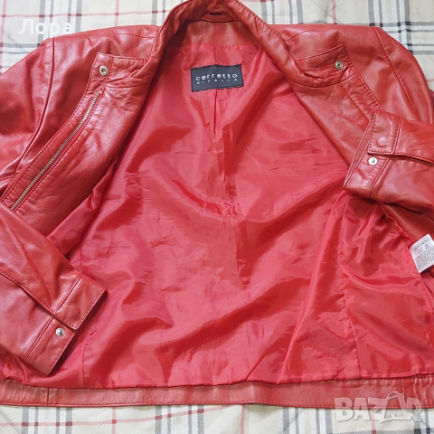 Дамско яке естествена кожа , снимка 3 - Якета - 52772276