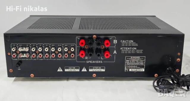 стерео усилвател PIONEER A-401, снимка 5 - Ресийвъри, усилватели, смесителни пултове - 50904511