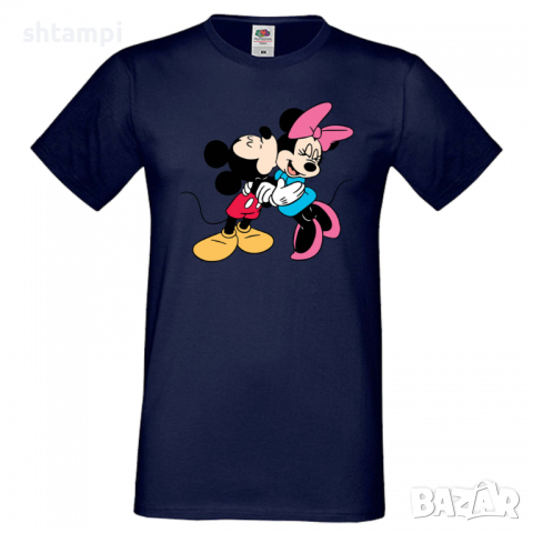 Мъжка тениска Mickey & Minnie Подарък,Изненада,Рожден ден