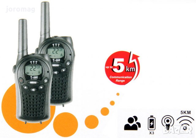 Преносими радиостанции IMPORT комлект Т-668