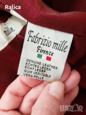 Италианско яке естествена кожа, снимка 5 - Якета - 47372663