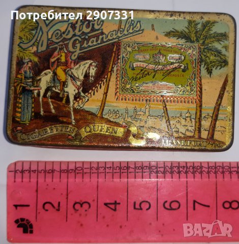 кутия за цигари Nestor Gianaclis. 1926, снимка 2 - Други ценни предмети - 43441842