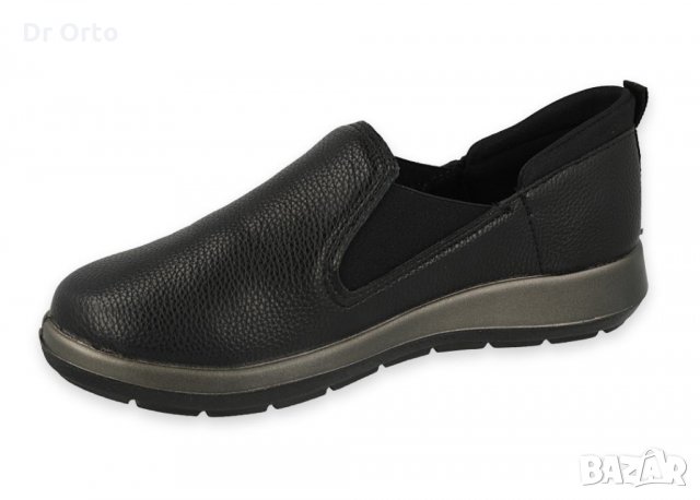 Дамски ортопедични обувки без връзки DR ORTO CASUAL, Черни, снимка 4 - Маратонки - 34638056