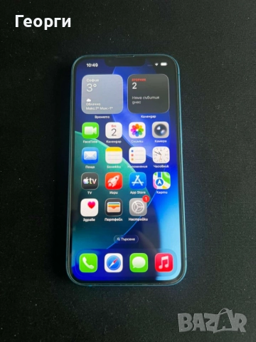 Iphone 13 128GB син като нов+кейсове и протектори, снимка 1