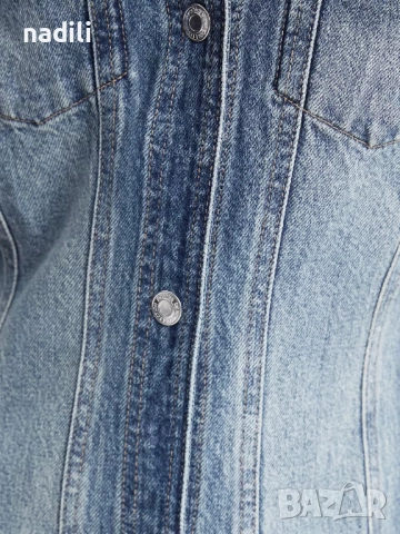 Дънкова рокля Bershka, размер S, снимка 4 - Рокли - 52720741