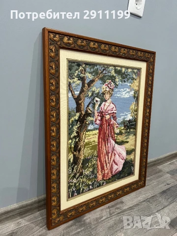 Гоблен на момиче , снимка 2 - Гоблени - 50838346