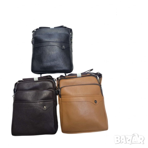 Стилна мъжка чанта за през рамо, снимка 8 - Чанти - 52133893