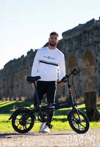 Сгъваемо електрическо колело DYU A1F Pro 350W 36V 7.8Ah, снимка 12 - Велосипеди - 49399846
