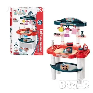 Детска Кухня с аксесоари 36 части 689-1А, снимка 2 - Образователни игри - 48159530