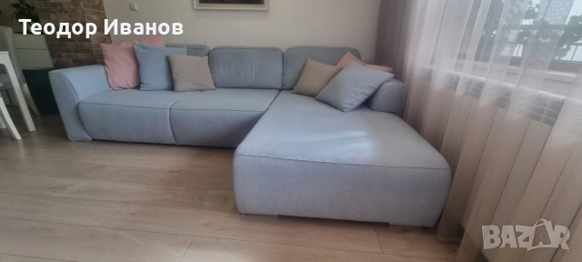 Ъглов диван(разтегателен), снимка 5 - Дивани и мека мебел - 52595030