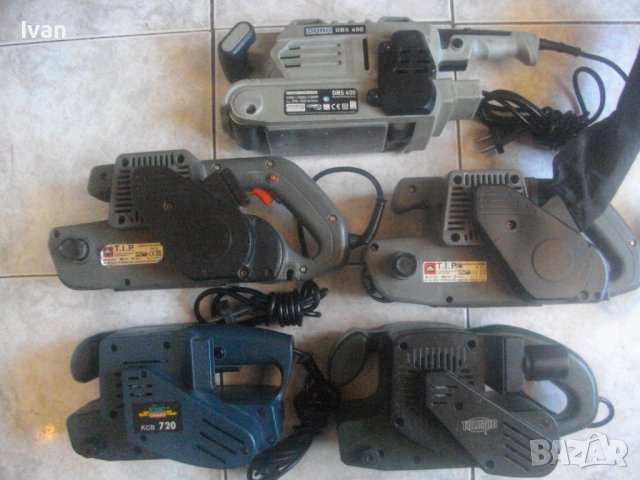 ЗА ЧАСТИ/ЗА РЕМОНТ-Лентов Шлайф-Немски-600W-720W-760W-810W-DURO/Top Craft/Tolimor/T.I.P., снимка 3 - Други инструменти - 37358922